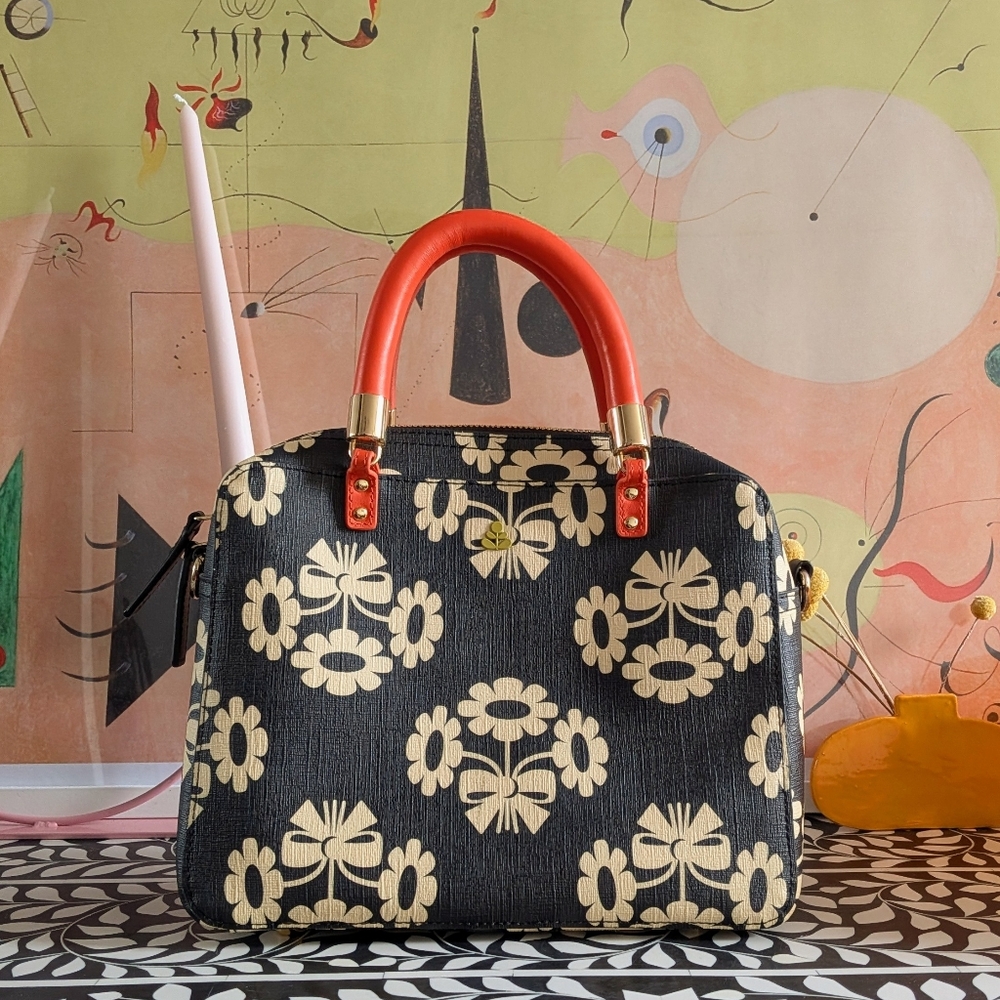 Orla Kiely Posey Flower Medium Block Handbag